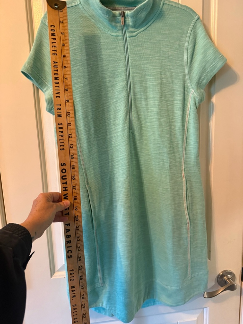 Tommy Bahama Women's Mint Short-Sleeve Zip Dress - Picture 7 of 10